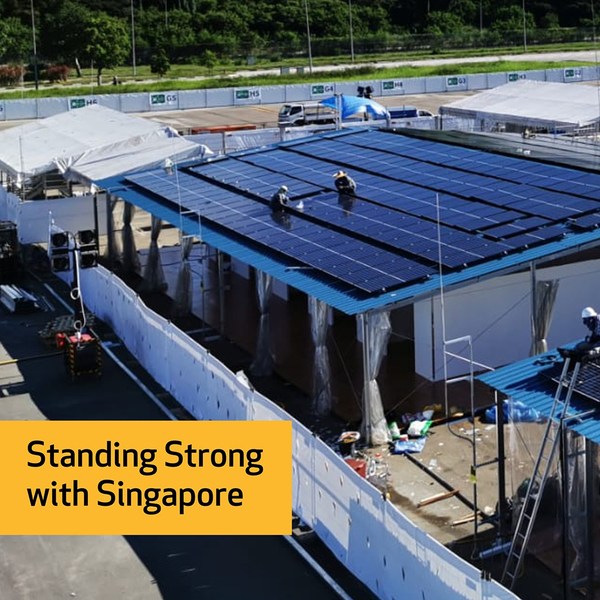 REC Group is proudly powering the COVID-19 Recovery Facility at the Changi Exhibition Centre REC Group is proudly powering the COVID-19 Recovery Facility at the Changi Exhibition Centre
