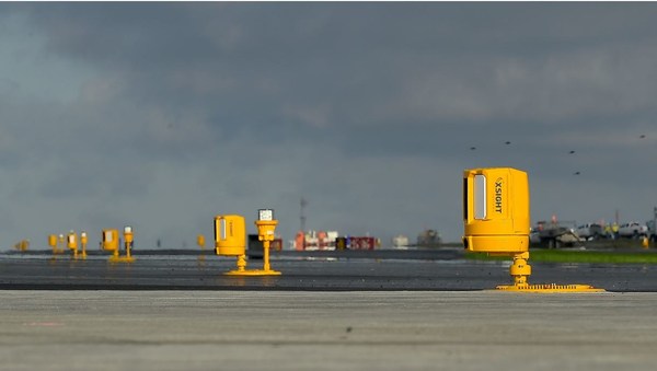 Xsight Systems’ sensors deployed along the runway Xsight Systems’ sensors deployed along the runway