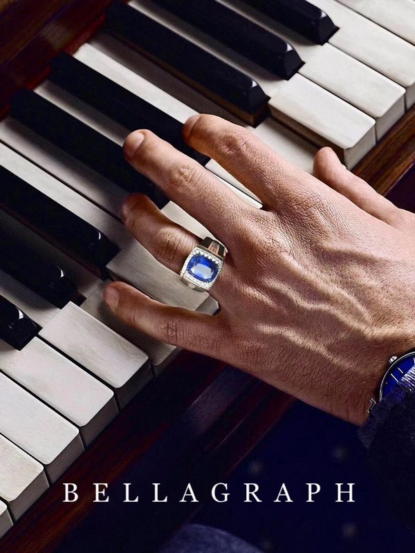 World’s first carbon fibre male sporting luxury brand with 7.0 carats blue sapphire centerpiece