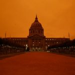 San Francisco sky turns orange due to massive wildfires