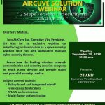 AirCUVE Releases Two-Factor Authentication Security Solution and Announces 6 Webinars