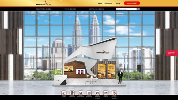 MOGSEC VIRTUAL 2020 -- Easily Accessible Exhibitor Booth