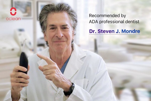 Oclean W1 is recognized&nbsp;by an ADA professional dentist