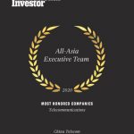 China Telecom Voted as “Most Honored Companies in Asia” by Institutional Investor for the Tenth Consecutive Year