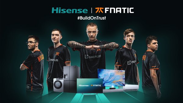 Hisense Announces Global Partnership With Fnatic Esports Organization Hisense Announces Global Partnership With Fnatic Esports Organization