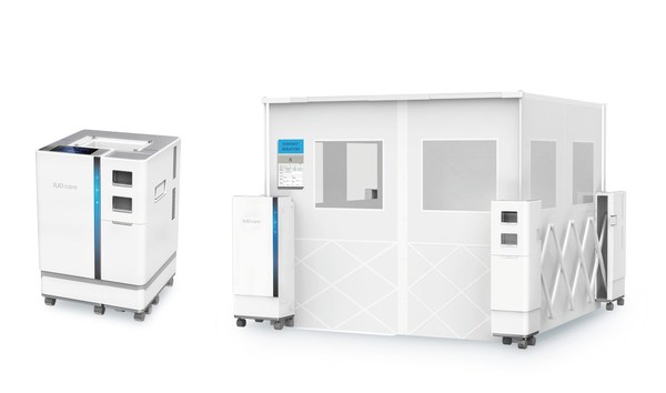 JUD care's newly-launched portable ward sRoom is a revolutionary solution for patient isolation that enables medical staff to quickly set up emergency isolation rooms in different locations. JUD care's newly-launched portable ward sRoom is a revolutionary solution for patient isolation that enables medical staff to quickly set up emergency isolation rooms in different locations.