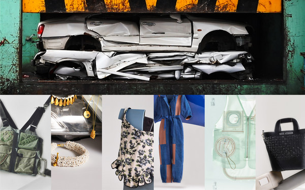 Hyundai Restyle 2020, Upcycling fashion collection from discarded car materials Hyundai Restyle 2020, Upcycling fashion collection from discarded car materials