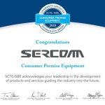 Sercomm Receives SCTE-ISBE Chairmen’s Advanced Technology Award