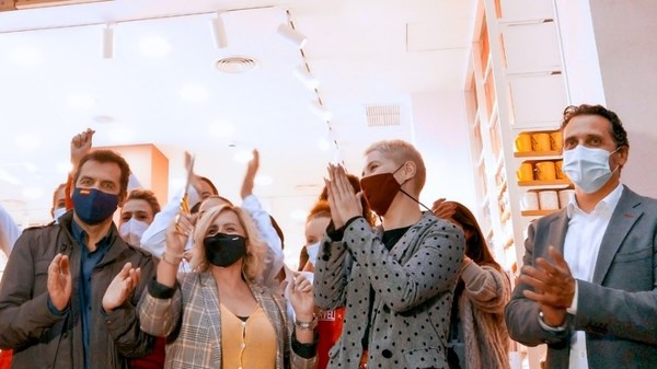 Grand opening celebrations in Madrid, Spain, at MINISO’s 100th new store since its October IPO