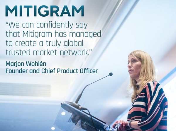 Mitigram's Founder and Chief Product Officer Marjon Wohlén Mitigram's Founder and Chief Product Officer Marjon Wohlén