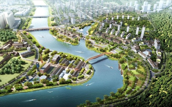 The rendering drawing of the Liuyang River cultural tourism project. The rendering drawing of the Liuyang River cultural tourism project.