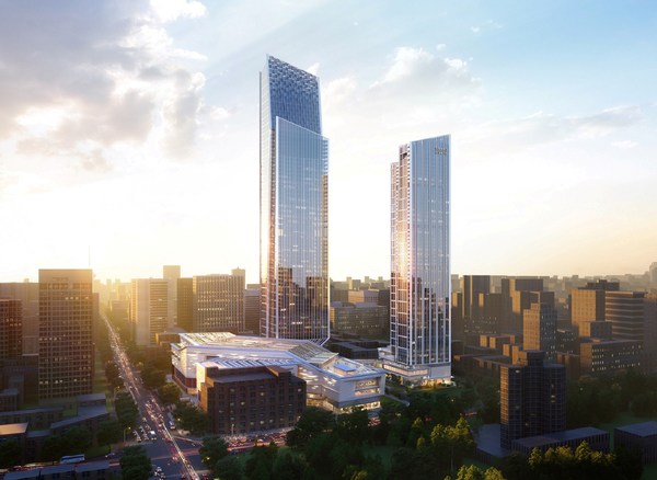 Grand Hyatt Kunming, with a gross floor area of 49,560 square meters, will occupy the first 26 floors of the hotel and residential tower (right). The hotel will become a prestigious addition to Hang Lung’s mixed-use Spring City 66 development in Kunming. (Remarks: the photo is an artist’s impression for reference only) Grand Hyatt Kunming, with a gross floor area of 49,560 square meters, will occupy the first 26 floors of the hotel and residential tower (right). The hotel will become a prestigious addition to Hang Lung’s mixed-use Spring City 66 development in Kunming. (Remarks: the photo is an artist’s impression for reference only)