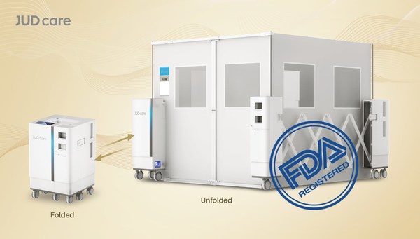 JUD care, a leading high-tech enterprise in the field of smart medical and healthcare solutions, has obtained approval from the US Food and Drug Administration (FDA) for the portable ward sRoom, a revolutionary solution for patient isolation that enables hospitals to quickly set up emergency isolation rooms.