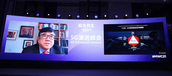5G Evolution Speech @ MWC 2021 by Dr. Tong Wen, Huawei Fellow and CTO of Huawei Wireless 5G Evolution Speech @ MWC 2021 by Dr. Tong Wen, Huawei Fellow and CTO of Huawei Wireless