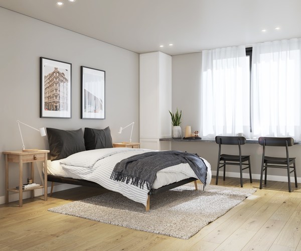 Hmlet Parramatta CBD, Studio room. Image by Hmlet Hmlet Parramatta CBD, Studio room. Image by Hmlet