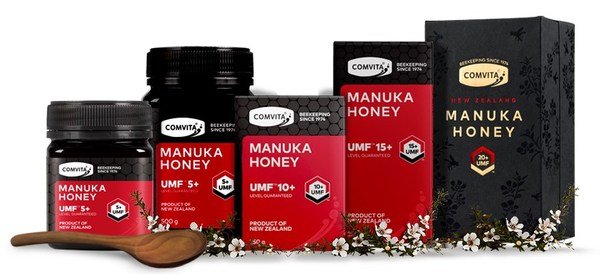 Range of Comvita's premier UMF+ products Range of Comvita's premier UMF+ products