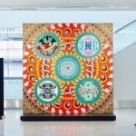 Works of Media Art inspired by the “patterns” of Kyushu regional crafts exhibited at Fukuoka Airport from February 10