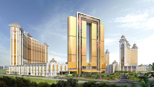 The stunning Raffles at Galaxy Macau exterior