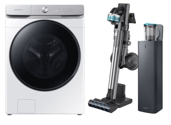 INEOS Styrolution’s Zylar® 261 used Samsung’s new range of washing machines and vacuum cleaners (image courtesy of Samsung Electronics, 2021)