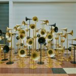 Multimedia artworks by eight groups of artists are exhibited at Haneda and Narita Airports from Feb. 27