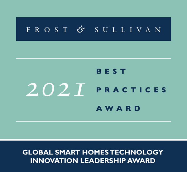 2021 Global Smart Homes Technology Innovation Leadership Award 2021 Global Smart Homes Technology Innovation Leadership Award