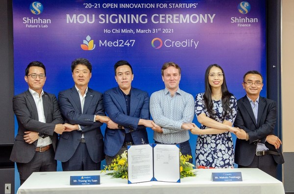 Credify and Med247 - a startup operating in the field of online and offline healthcare, signed an MOU on 31st March in Ho Chi Minh City Credify and Med247 - a startup operating in the field of online and offline healthcare, signed an MOU on 31st March in Ho Chi Minh City