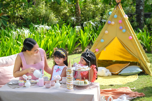 Experience a whimsical Tiny Afternoon Tea, set up with an enchanting teepee tent for young Luminaries at the comfort of your villa. Experience a whimsical Tiny Afternoon Tea, set up with an enchanting teepee tent for young Luminaries at the comfort of your villa.