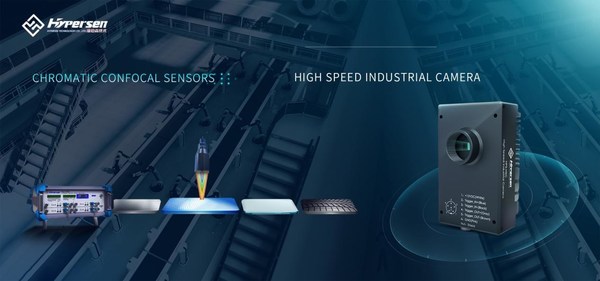 Hypersen Chromatic Confocal Sensor and High-Speed Industrial Camera Hypersen Chromatic Confocal Sensor and High-Speed Industrial Camera