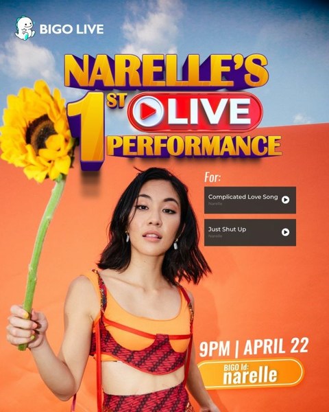 Catch Narelle’s mini concert livestream on 22 April.