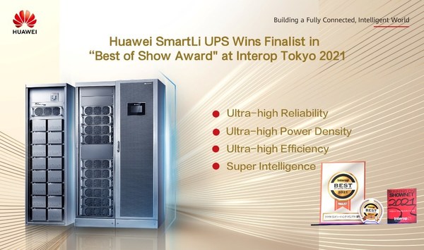 Huawei SmartLi UPS Wins Finalist in “Best of Show Award”
