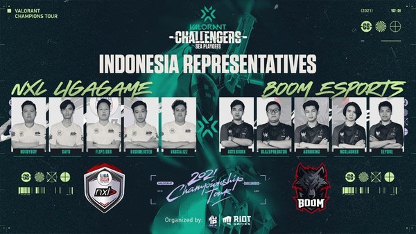 (Left to Right) NXL LIGAGAME and BOOM ESPORTS to Represent Indonesia Once Again in the VCT Stage 2 - Challengers SEA-Playoffs (Left to Right) NXL LIGAGAME and BOOM ESPORTS to Represent Indonesia Once Again in the VCT Stage 2 - Challengers SEA-Playoffs