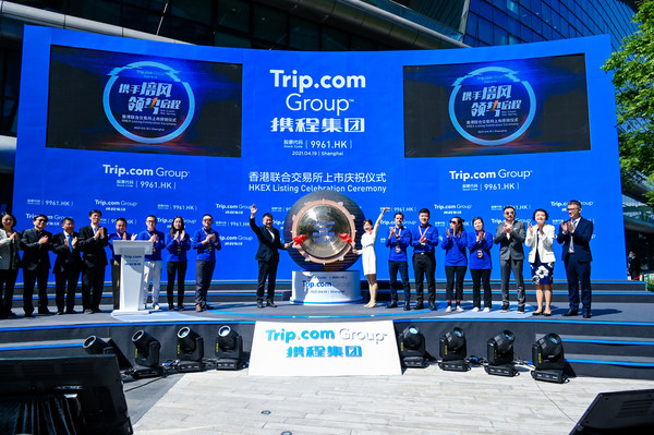 Trip.com Group is now officially listed on Hong Kong Stock Exchange (Stock Code 9961.HK)