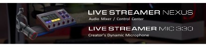 AVerMedia's Nexus Control Center and Dynamic Microphone 330