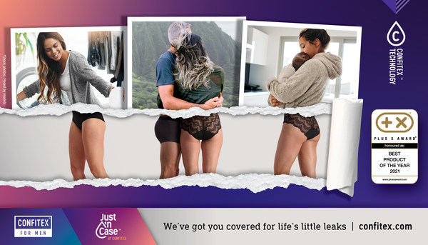 Confitex technology absorbent leakproof underwear PLUS X Award
