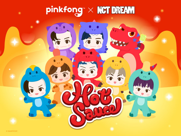 SmartStudy, the company behind the global viral hit ‘Pinkfong Baby Shark’, teams up with NCT DREAM to release a Pinkfong version of ‘Hot Sauce’, the title track of NCT DREAM’s first full album.