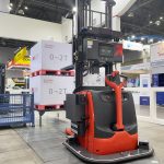 VisionNav showcased latest driverless industrial vehicles and solution at KoreaMAT