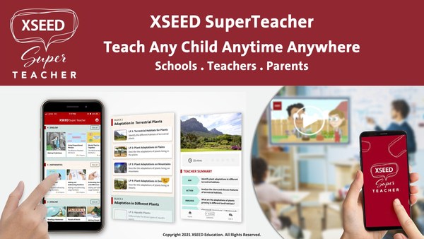 The&nbsp;XSEED SuperTeacher app, developed for grade schools and parents,&nbsp;is the best teaching and learning app that delivers high-quality lessons every time with 10,000+ hours of learning content, teaching instructions, curriculum, assessments and online resources to support teaching online classes, face-to-face in classrooms and at home.