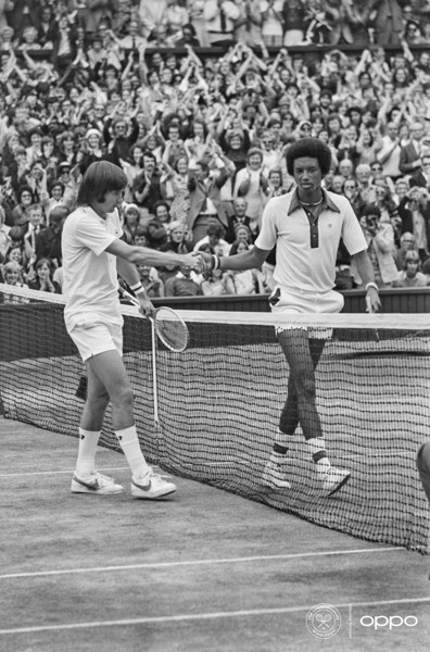 Arthur Ashe, Jimmy Connors (Photo: Keystone/Getty Images) The first African American man to win Wimbledon, Arthur Ashe is pictured in 1975 alongside compatriot Jimmy Connors in full colour. Using one billion colours, the image, originally in black and white, brings new life to the relentless resilience Arthur showed in the face of the societal injustices of his time. One of seven images in OPPO’s Courting the Colour campaign, launched today to celebrate the return of Wimbledon. The collection restores the emotion of iconic moments from tennis history, bringing the excitement and passion back to the sport. View here: https://events.oppo.com/en/oppo-and-tennis/#awakencolour