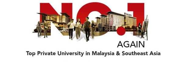 Taylor's University is number 1 again as the top private university in Malaysia & Southeast Asia Taylor's University is number 1 again as the top private university in Malaysia & Southeast Asia