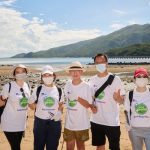 AXA management and employees conducted beach clean-up