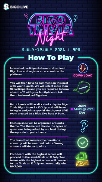 Download Bigo Live, register for an account for free, and register by commenting on the linked post Download Bigo Live, register for an account for free, and register by commenting on the linked post