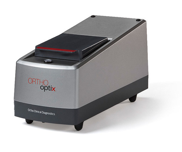 When paired with the ORTHO™ Workstation, the ORTHO OPTIX™ Reader provides a complete semi-automated testing platform for transfusion labs with low- to mid-volume throughput. When paired with the ORTHO™ Workstation, the ORTHO OPTIX™ Reader provides a complete semi-automated testing platform for transfusion labs with low- to mid-volume throughput.