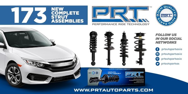 PRT launches 173 Complete Strut Assemblies for APAC PRT launches 173 Complete Strut Assemblies for APAC