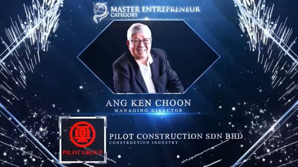 Ang Ken Choon, Managing Director of Pilot Construction Sdn Bhd honoured for Master Entrepreneur Award at the Asia Pacific Enterprise Awards 2021 Regional Edition Ang Ken Choon, Managing Director of Pilot Construction Sdn Bhd honoured for Master Entrepreneur Award at the Asia Pacific Enterprise Awards 2021 Regional Edition