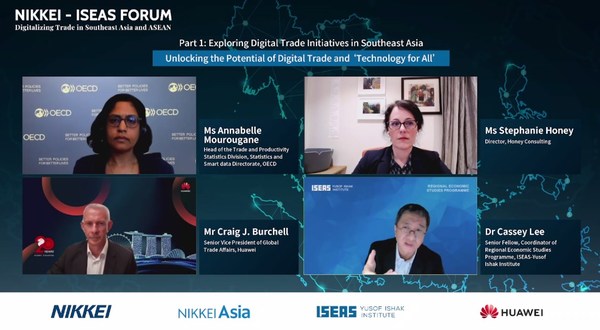 Panelists in discussion of digital trade initiatives in Southeast Asia Panelists in discussion of digital trade initiatives in Southeast Asia