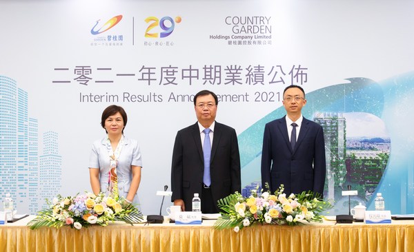 Country Garden 2021 interim results