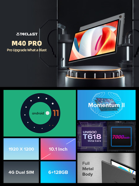 Teclast M40Pro Features