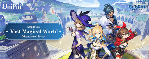 Genshin Impact is on UniPin to facilitate top up access for gamers in Southeast Asia, followed by plenty of exciting events.