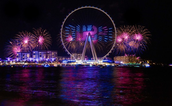 Ain Dubai Opening Fireworks Show