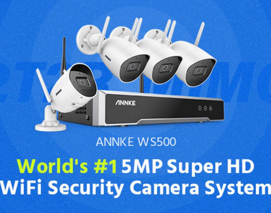 ANNKE Redefines Wireless Smart Security with Launch of WS500, World’s First 5MP WiFi Security Camera System